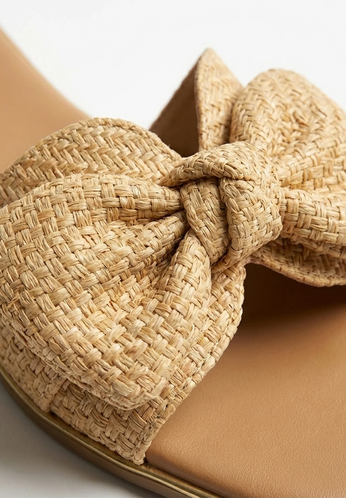 Belle Of The Bow Beige Embellished Sandals - Image 4