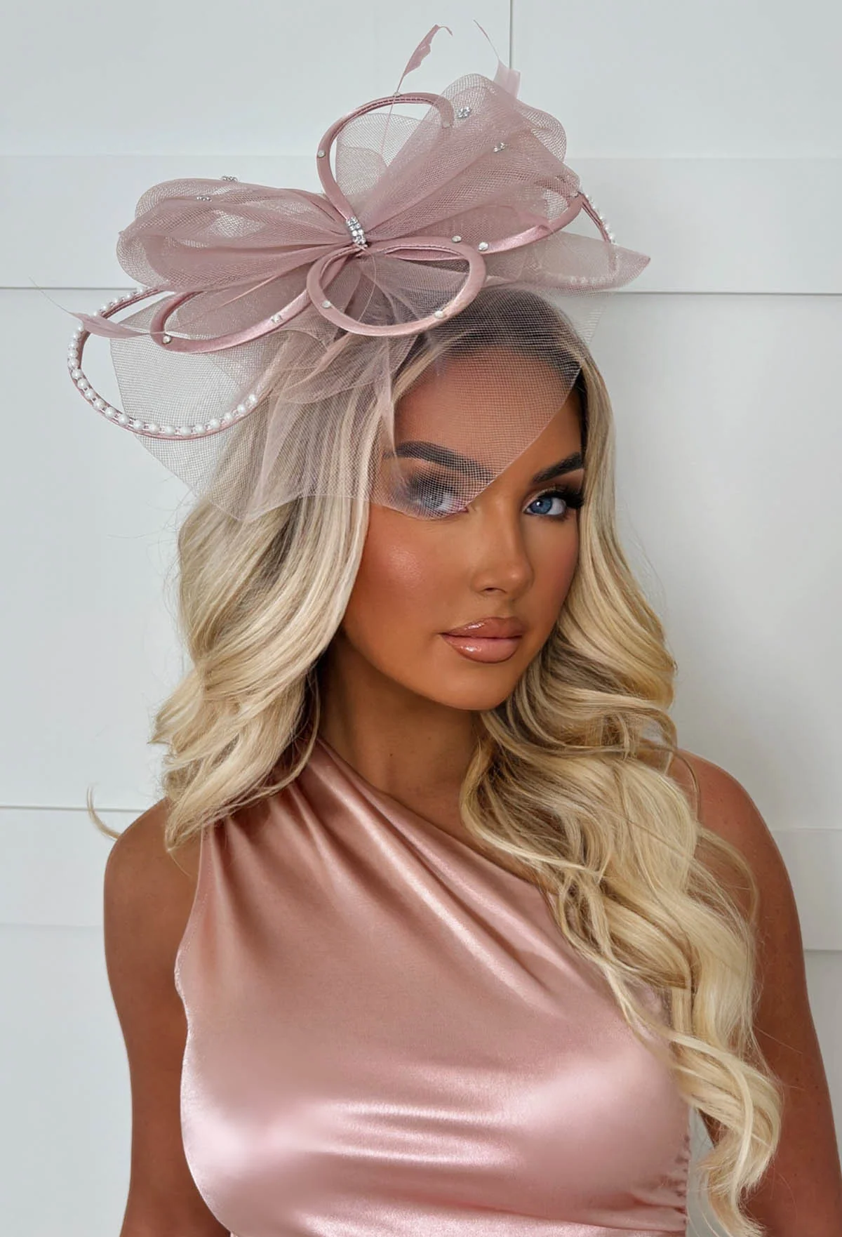 Eternity Pink Fascinator - Image 2