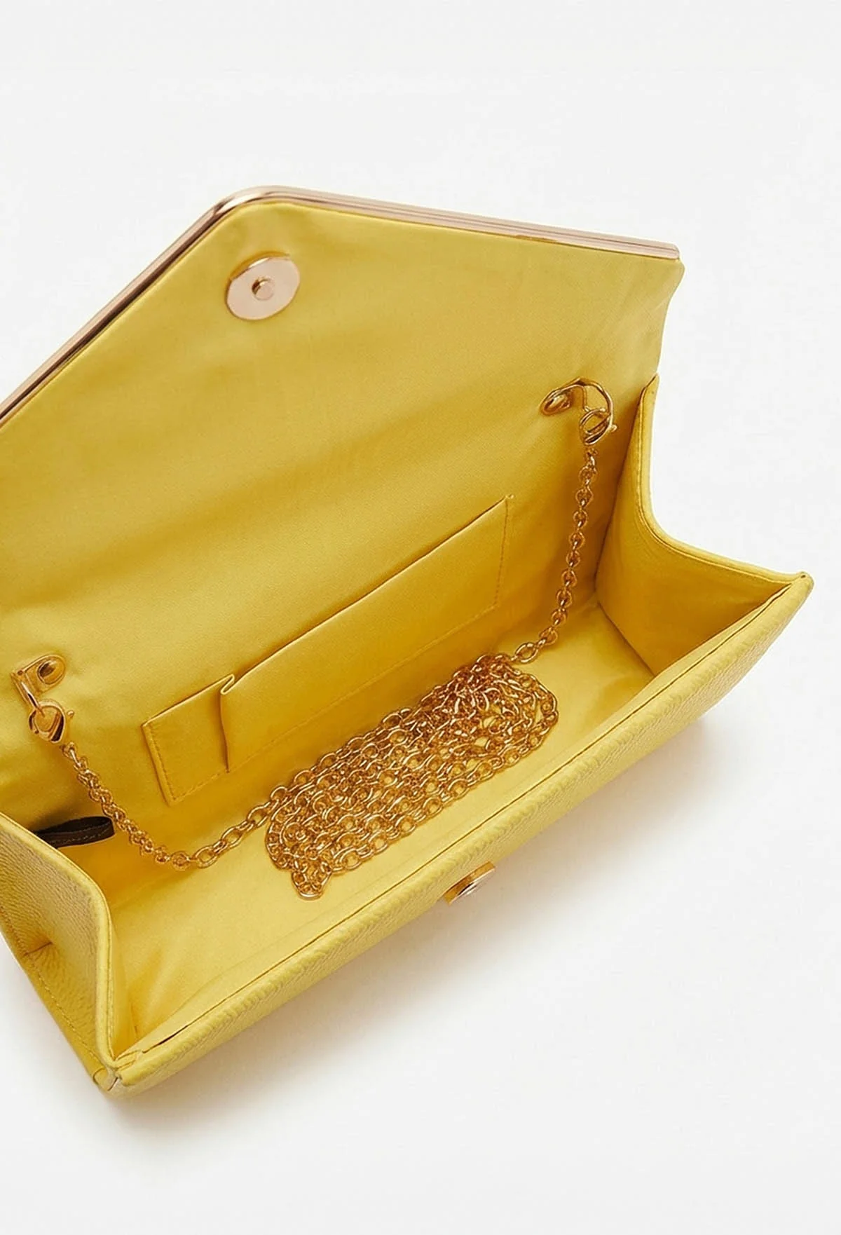 Hampstead Lemon Clutch Bag - Image 3