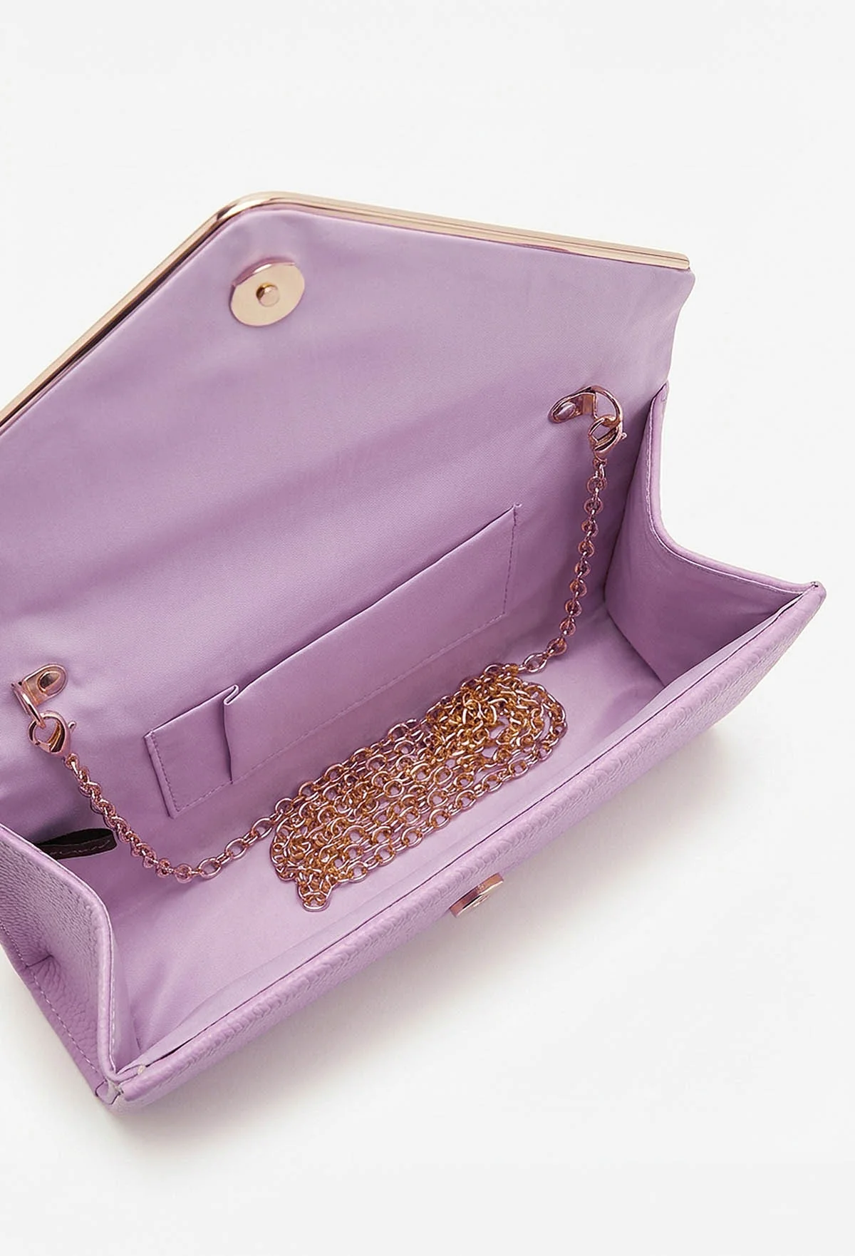 Hampstead Lilac Clutch Bag - Image 3
