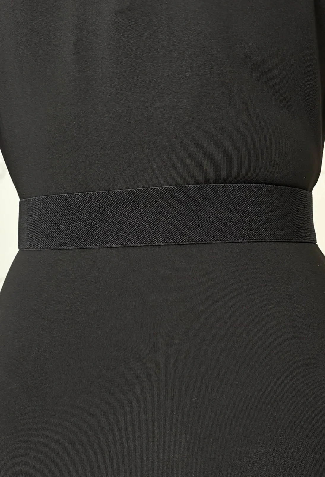 Hot Tropic Black Starfish Detail Elasticated Belt - Image 2