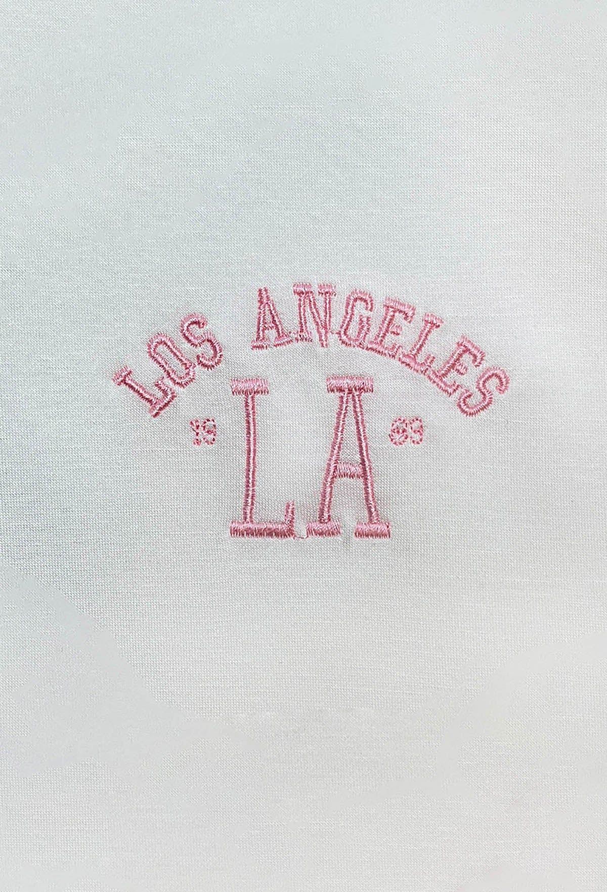 LA Loving Cream T-Shirt & Shorts Set - Image 4