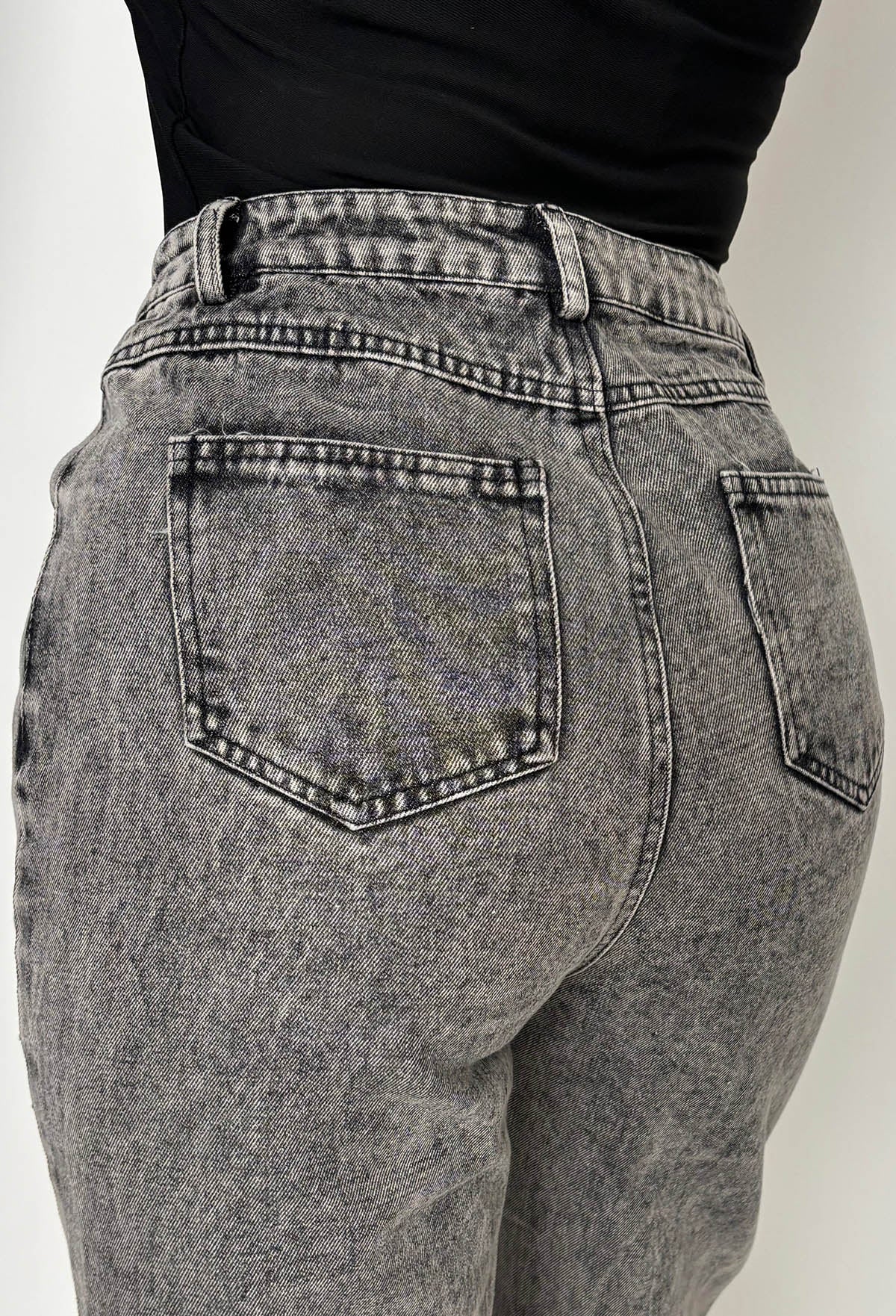 Ripped & Ready Black Ripped Jeans With Diamante Mesh - Image 7