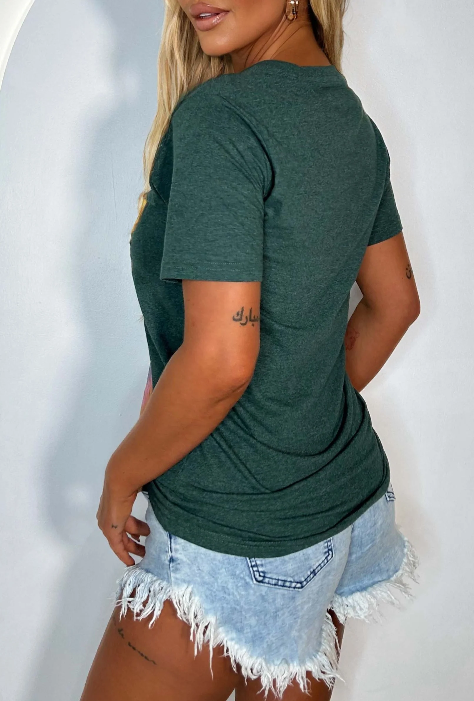Rock N Soul Green Nirvana Licensed T-Shirt - Image 2