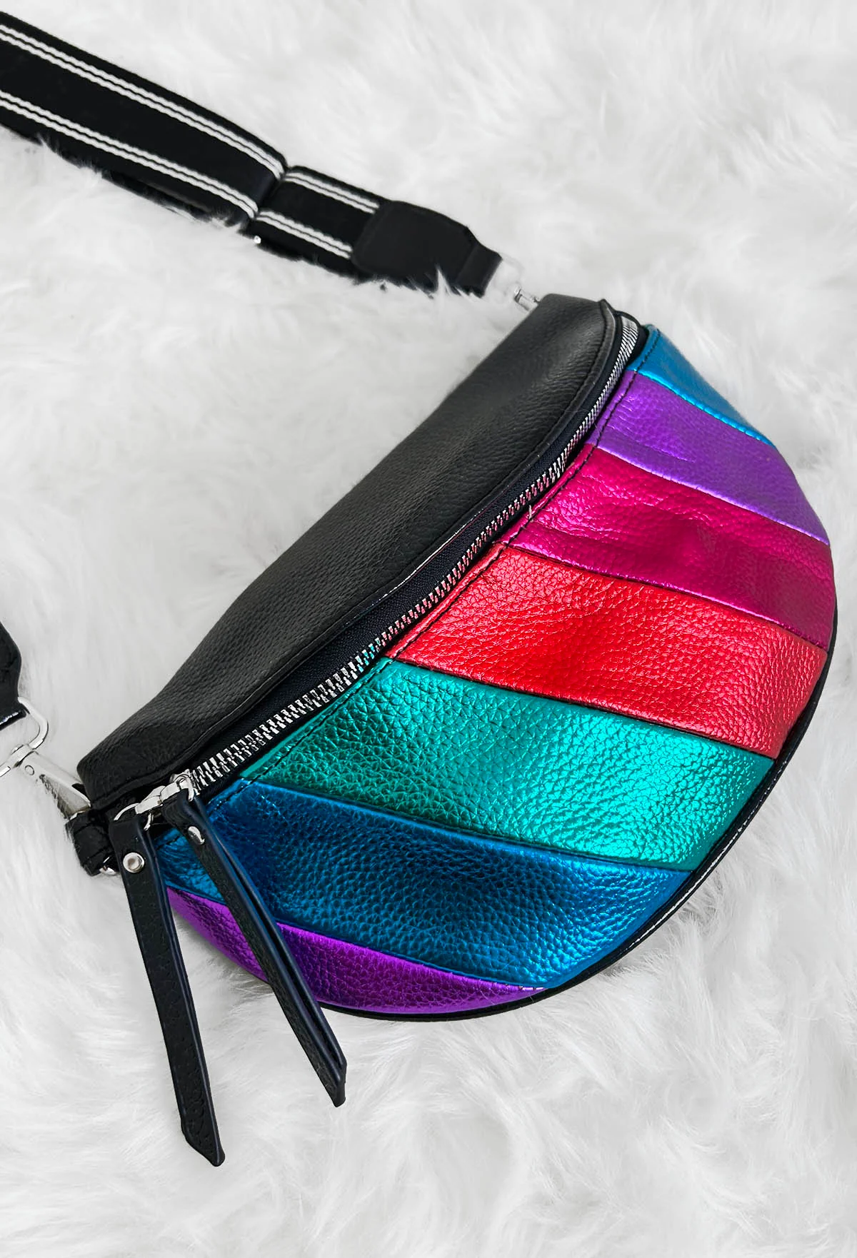 Slay Babe Multi Metallic Bum Bag - Image 2