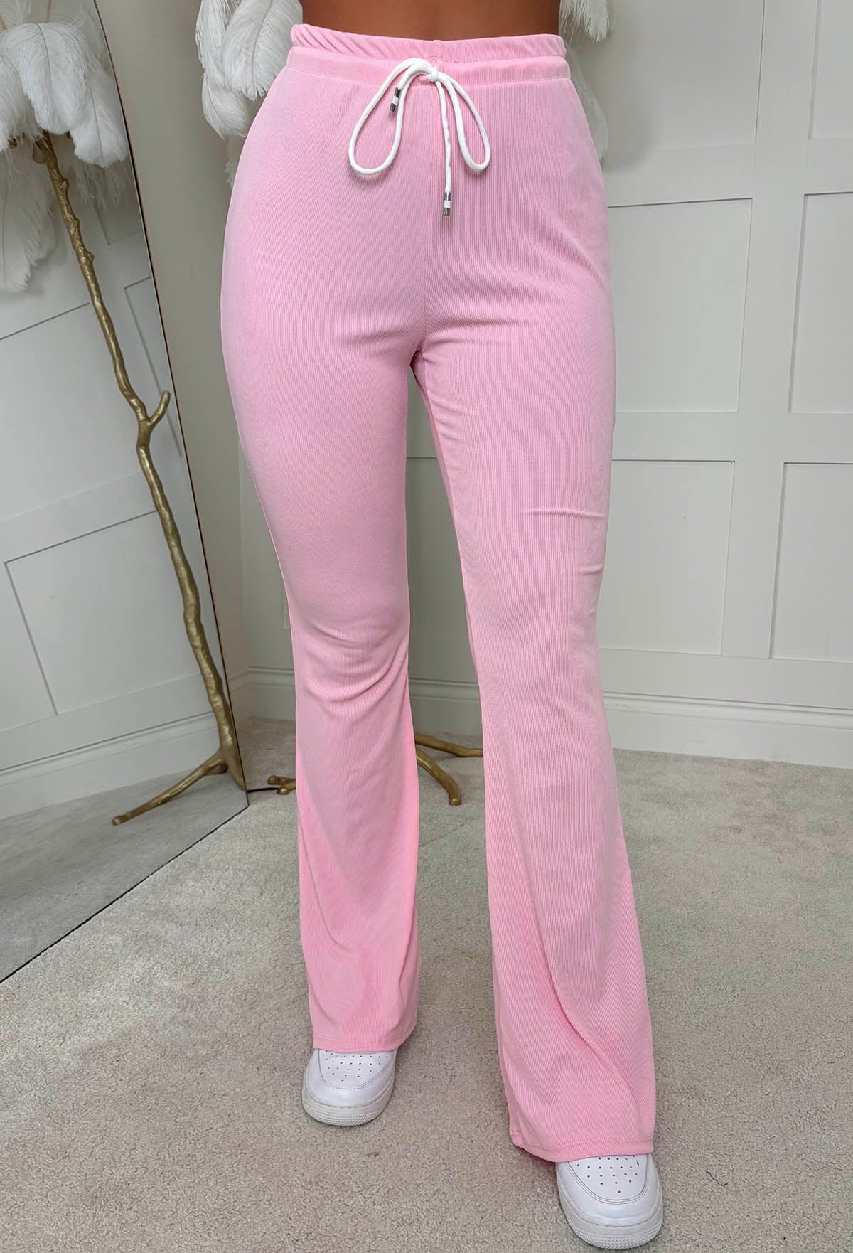 Tickled Pink Pink Bow Top & Trouser Loungewear Set - Image 4