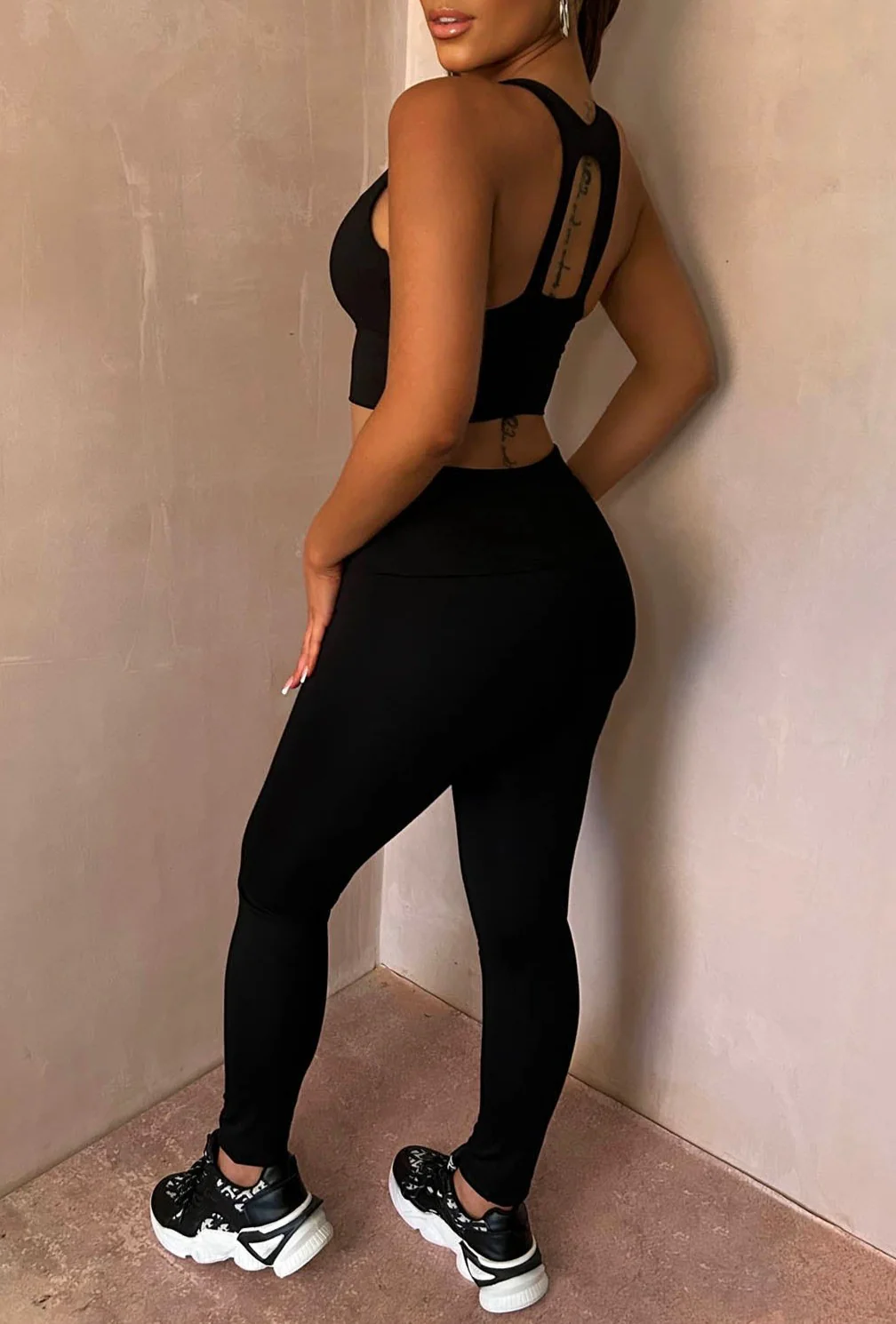 Ultimate Escape Black Ultimate Stretch High Waisted Leggings - Image 2