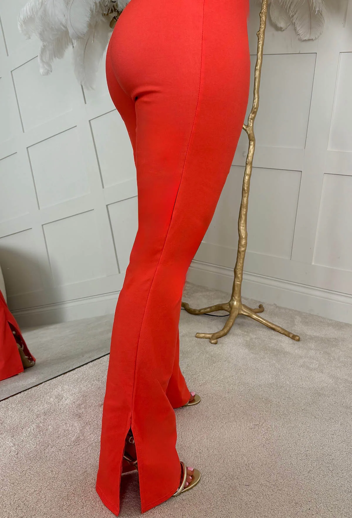 Want Her Coral Top & Love All Around Coral Trousers Set - Image 4